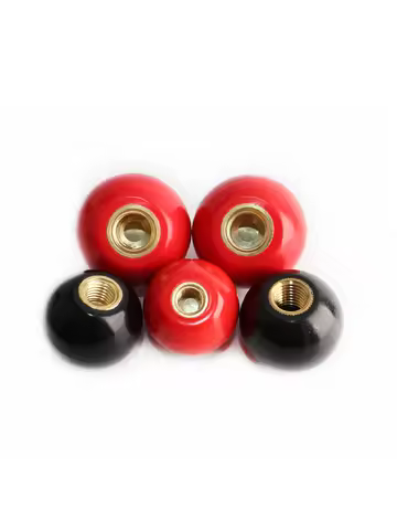 M4/M5/M6/M8/M10/M12/M16 New Product Handle Ball Knob Machine Tool Replacement Round Handle Red Black
