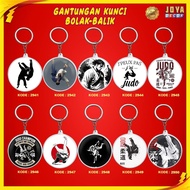 GANTUNGAN JUDO KEYCHAIN JUDO ACRYLIC KEYCHAIN JUDO ROUND XJ KEYCHAIN/