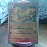 Rapidash - 78/165 - Uncommon Reverse Holo Scarlet and Violet 151 Pokemon TCG