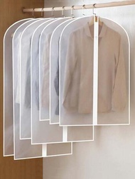 1 件/(4 種尺寸選擇)可折疊衣物收納罩,帶密封拉鍊,防塵防水衣物收納袋,適用於西裝外套和大衣