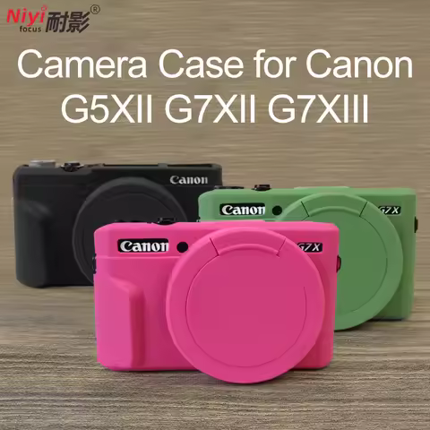 Canon G5XII G7XII G7XIII Silicone Case Bag Body Cover Protector for Canon PowerShot G5 X Mark II Pow