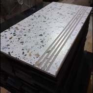 Granit tangga Motif marmer matte kasar Terrazo Nova 30x60,30x80,30x90,30x100,30x120