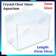 Crystal Clear Glass Aquarium Tank Fish Tank 45cm 50cm | 45x27x30cm 50x26x30cm