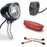 Electric Bicycle Headlight and Tail Light Horn Switch Cable Parts Rubber Ebike Parts Accessories