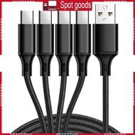 XI 4 in 1 MultiCharging Cable USB to 4 Type C Splitter DataSync USB C Cable 1 5M