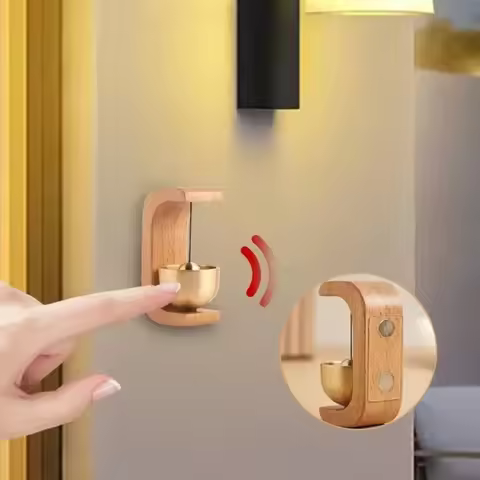 Brass Bell Wind Chime Home Decor Doorbell Chime for Outdoors Door Bell Bells for Door Shopkeeper Bel