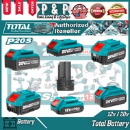 Total Li-Ion Battery Pack 12v - 20v -1.5 / 2.0 / 4.0 / 5.0 / 6.0 / 7.5Ah