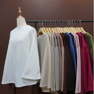 [JRS] Mona Blouse Material Ironless Scuba Silk By JR Stitch Sdn Bhd