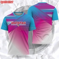 Brand New Sublimation Shirt Women's Purple Teacher Uniform Matatag Shirts