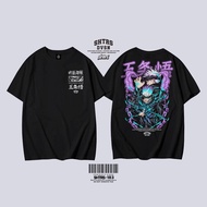 BAJU KAOS ANIME GOJO SATORU KAOS JUJUTSU KAISEN GOJO SATORU BAJU ANIME DISTRO