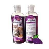 สบู่อาบน้ำสุนัข สบู่อาบน้ำแมว Pet Shampoo กลิ่นสตอเบอรี่กลิ่นแคนตาลูปกลิ่นองุ่น ขนาด 280 มล.