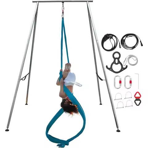2026 Portable Indoor And Outdoor Aerial Yoga Frame With Stand Stainless Steel Material For Yoga Swin