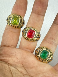 NHẪN MỸ TRƯỜNG HỌC TITAN MẠ VÀNG 24K SÁNG BÓNG