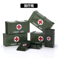 New Building Blocks Accessories Minifigures Weapon Box Ammo Box Plastic Toy Model Military Scene Med