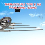 Ms7 Thermocouple type K M8 probe 50-200mm Thermocouple type K cable 2M
