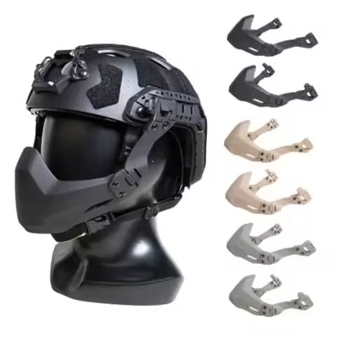 FMA Folding Half Seal Mask Tactical protective mask for Tactical Helmet DE/BK/FG