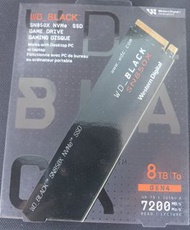 全新 Western Digital BLACK SN850X NVMe™ SSD - 8TB 有保 可提供送貨