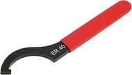 CLAHJQX ER40 Coilover Spanner Wrench, Adjustable Shock Spanner with Non-slip Handle, C-Shape Hook Wr