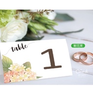 [Moke Wedding Card] Table Card/Customized On-Site Brand/Table Card/American Card _ (Fold Card)