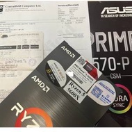 特價遊戲電腦全套5600x asus X570-P 16GB ddr4 90% new 同 12600 快 有單盒行保 ...