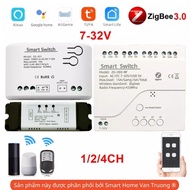 ZIGBEE TUYA Module 5V 12V 24V 48V for time attendance machine control port 1CH 2CH 4CH RELAY NO NC C