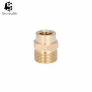 Serenable Thread Converter Brass Pressure Washer Adapter M22 Male to M14 Male