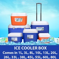 [1L - 10L]  *FREE ICE BAGS* GOOD VALUE Ice Cooler Storage Box - Cold / Hot /Sports /Camping /Picnic /Fishing