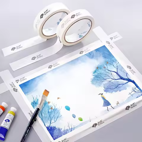 Paper Fixation Masking Tape Sketch Watercolor Painting Oil Painting Artist Washi Tape Sketch Fixatio