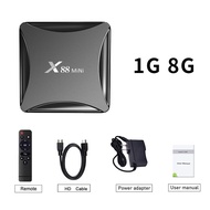 LEMFO X88 Mini Smart TV Box 10 4K Quad Core 60fps H265 VP9 2.4G Wifi 1G 8G 100M Neflix Youtube Onlin