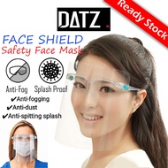 [Datz] Transparent Face Shield Full Face Shield Cover Face Shield Glasses 防护眼镜面罩 Topeng Pelindung Mu