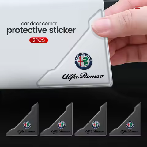 Transparent Car Door Corner Cover Anti-Scratch Protection Sticker For Alfa Romeo Italy Giulietta GT 