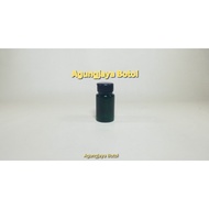 HIJAU 120 Ml PS Green Tablet Bottle with Fliptop Cap / Medicine Bottle / Tablet Bottle / Capsule Bot