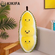 KIKIFA Fruit Durian Plush Pillow, Collection Appease Durian Hugging Pillow, Cute Soft Fluffy 30cm Du