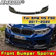 For BMW M5 F90 2017-2020 Exterior Part Front Bumper Lip Splitter Diffuser Spoiler Bumper Guard Prote