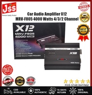JSS Power Car Audio Amplifier  X12 MRV-F805 4000 Watts 4/3/2 Channel High Performance and Heavy Duty