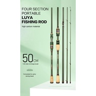 Lure Fishing Rod 1.8m 2.1m 2.4m 30T Carbon Spinning Baitcasting FUJI Guide Travel Lure Rod 3-25g ML/