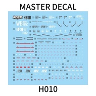 20260705 MASTER Water Slide Decal Suitable for H010 HG 1/144 GTO RX-78-2 (No figure, no model)
