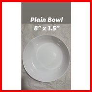 ❧ ☾ Arcopal France Elegant White Plates & Bowls