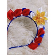 Phillipine flag inspired•headdress•headband•Buwan ng wika
