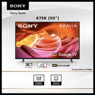 Sony Singapore | 50" X75K | 4K TV | 50X75K | Google TV | 3 Years Warranty