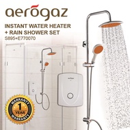 (6.6 MEGA SALES) Aerogaz Instant Water Heater(S.895) + FREE Rainshower Set