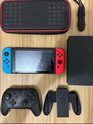 Switch 大電版  (有盒) + switch pro controller
