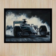 Lewis Hamilton F1 Poster Canvas Print Car Poster Supercar Poster Mercedes F1 Hamilton Poster Car Hom