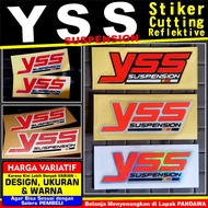 Reflective Cutting Sticker, "YSS suspension"