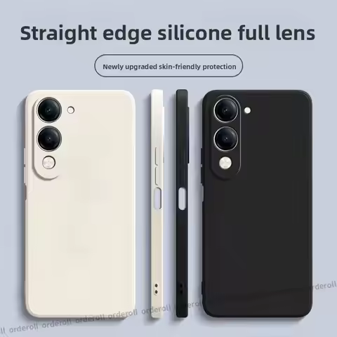 For VIVO Y29S Y19 5G Y04 Y19e 4G Case Fashion Skin-friendly Matte Silicone CoverFor VIVo Y29 s Anti-