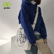 GOPLUS 2022 Cartoon Puppy Canvas Shopping Tote Bag Reusable Printing Women Eco Shoulder Bag Book Bag For Girl Handbag Shopper