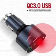 LDNIO CAR CHARGER C703Q Aluminum Alloy 36W 3USB Quick Charge 3.0