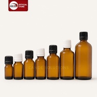 Amber Glass Bottle with Euro Dropper