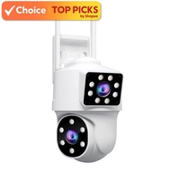 SriHome SH063 Dual Lens CCTV Wifi IP Wireless 1080P FHD 2 Video Rec Phone Live View