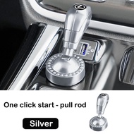 1PCS Car Engine Start Stop Push Button Switch Cover Decorative Sticker Joystick One Touch Start Suit